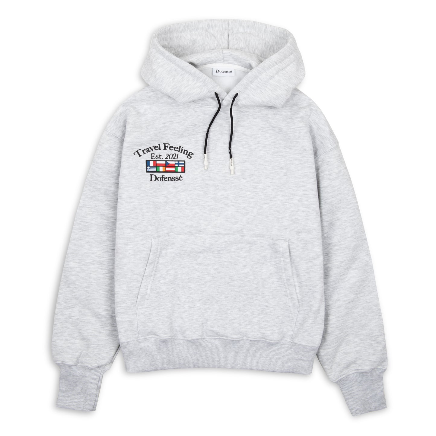 Travel Light Gray Hoodie